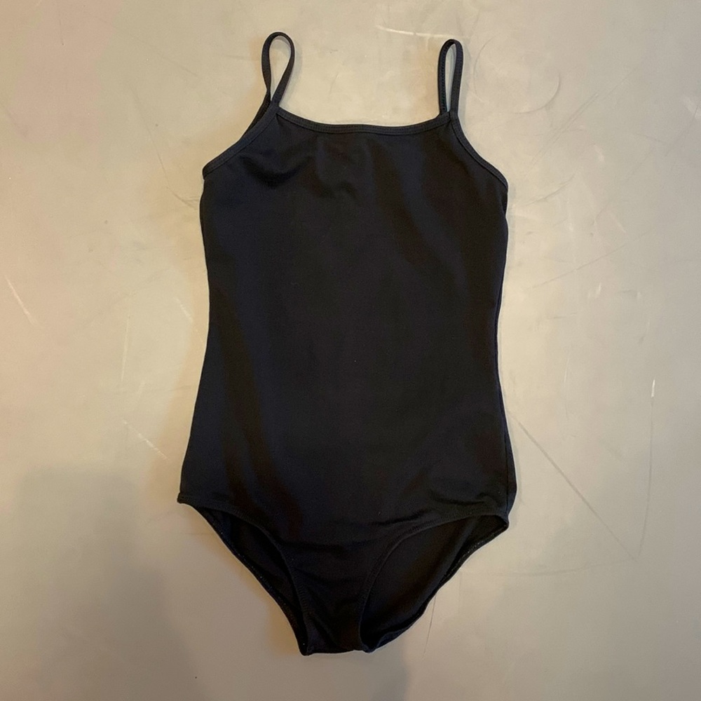 Girls black leotard
